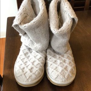 Ugg Cardy Lattice cream/beige boots size 9